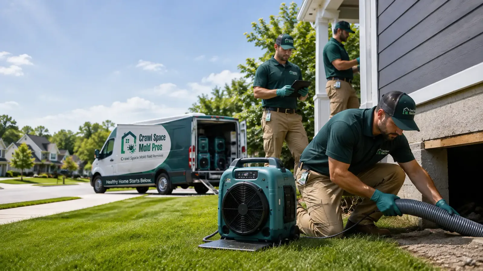 Crawl Space Mold Removal in Dent, MN